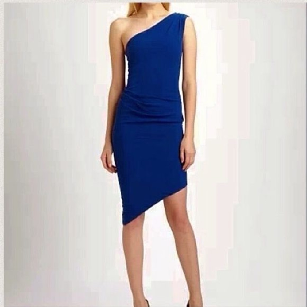 BCBGMaxAzria Lesli One Shoulder Dress